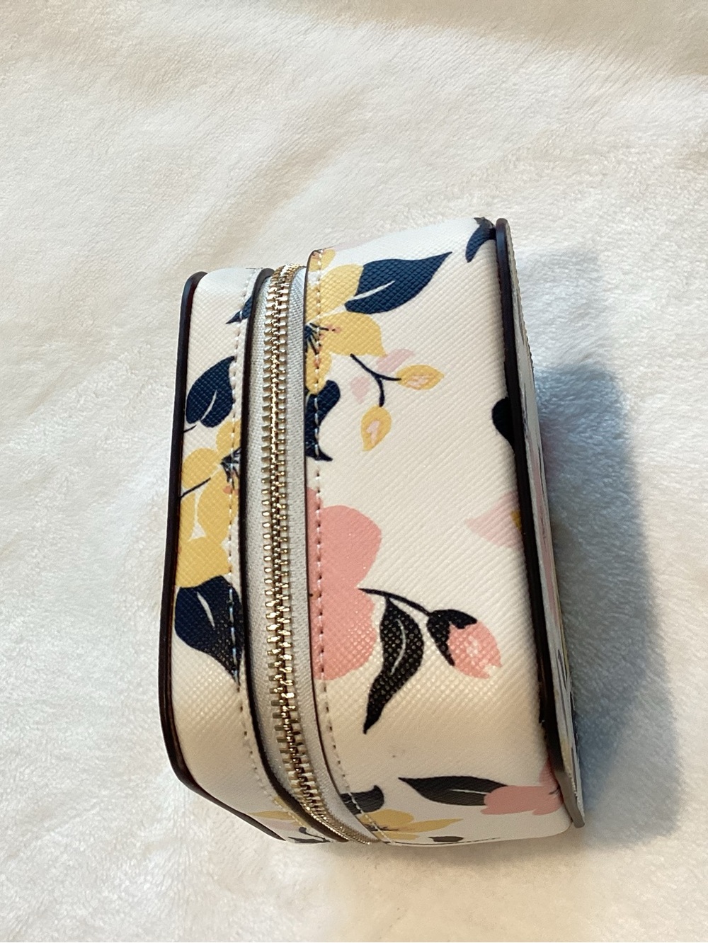 ♠️Kate Spade Staci Lilly Blooms Travel Jewelry Holder Box NEW Ivory Floral - Picture 5 of 12